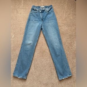 Abercrombie and Fitch,The 90s Straight Ultra High Rise, Curve Love Jeans, size26